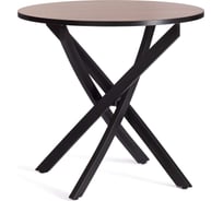 Стол Tetchair Manzana лдсп/hpl/металл, 80x80x75 см, дуб вотан/черный 20619