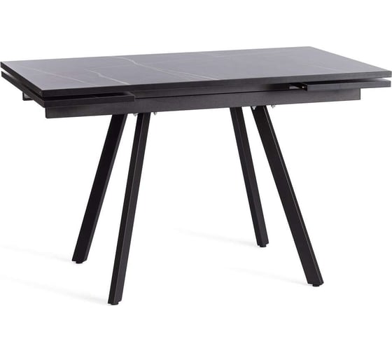 Стол Tetchair Vigo лдсп/hpl/металл, 120x80x30x30x75 см, мрамор черный/черный 19730
