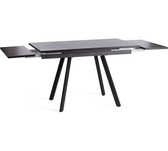 Стол Tetchair Vigo лдсп/hpl/металл, 120x80x30x30x75 см, мрамор черный/черный 19730