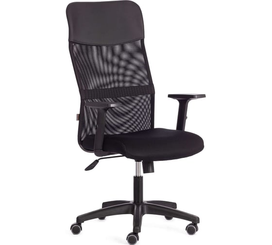 Кресло Tetchair Practic PLT ткань/кож/зам, черный, tw-11 / w-11 / 36-6 20536 1