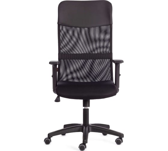 Кресло Tetchair Practic PLT ткань/кож/зам, черный, tw-11 / w-11 / 36-6 20536
