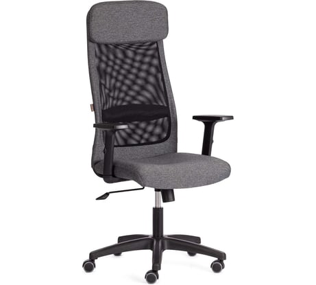 Кресло Tetchair Profit PLT ткань, серый/черный, 207/w-11 20614