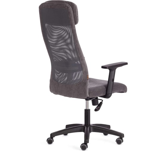 Кресло Tetchair Profit PLT флок/ткань, серый, 29/w-12 20537