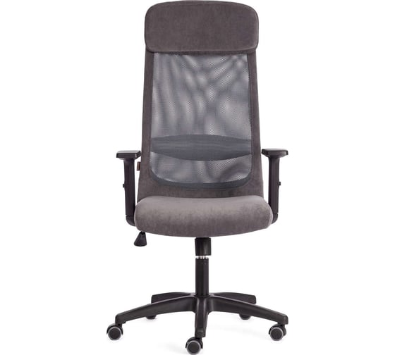 Кресло Tetchair Profit PLT флок/ткань, серый, 29/w-12 20537