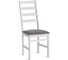 Стул Tetchair Rosario комплект 2 шт., многослойная фанера, 39x39x99 см, white, ткань темно-серая (150), разобранный 20215 2