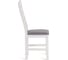 Стул Tetchair Rosario комплект 2 шт., многослойная фанера, 39x39x99 см, white, ткань темно-серая (150), разобранный 20215 3