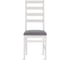 Стул Tetchair Rosario комплект 2 шт., многослойная фанера, 39x39x99 см, white, ткань темно-серая (150), разобранный 20215 6