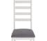 Стул Tetchair Rosario комплект 2 шт., многослойная фанера, 39x39x99 см, white, ткань темно-серая (150), разобранный 20215 7