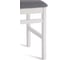 Стул Tetchair Rosario комплект 2 шт., многослойная фанера, 39x39x99 см, white, ткань темно-серая (150), разобранный 20215 10