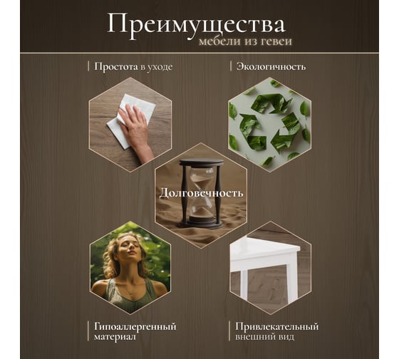 Стул Tetchair Golfi (гольфи) комплект 2 шт., дерево гевея/мдф, 44x54x95, pure white (402) 13548