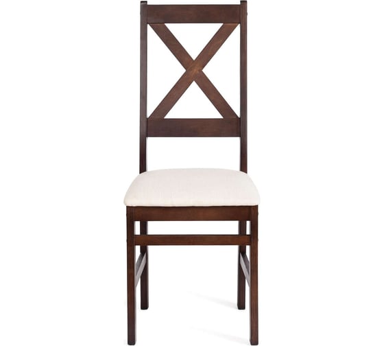 Стул Tetchair Crossman комплект 2 шт., многослойная фанера, 100x41x40, cappuchino, ткань бежевая (81/10), разобранный 20017