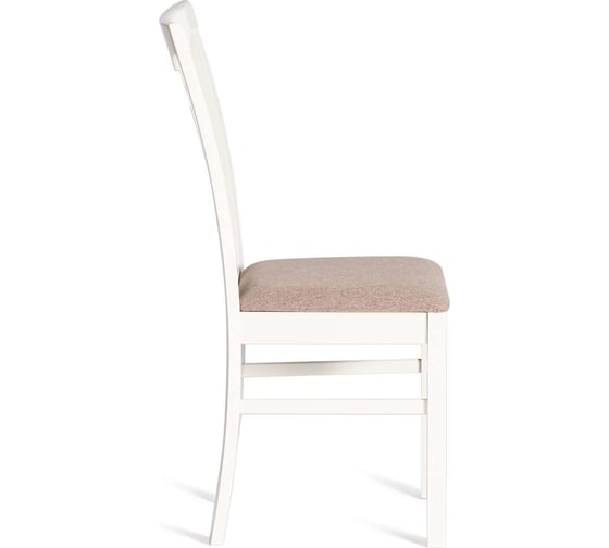 Стул Tetchair Гермес/ Hermes комплект 2 шт., дерево гевея, 43x49x94 см, ivory white, ткань серая (tm-164) 20121