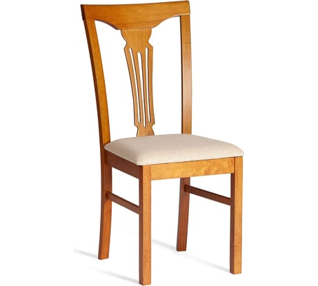 Стул Tetchair Гермес/ Hermes комплект 2 шт., дерево гевея, 43x49x94 см, espresso, ткань бежевая (s178-4) 20120