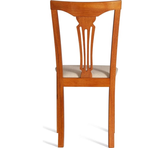 Стул Tetchair Гермес/ Hermes комплект 2 шт., дерево гевея, 43x49x94 см, espresso, ткань бежевая (s178-4) 20120