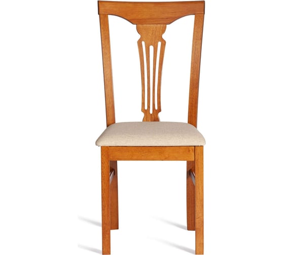 Стул Tetchair Гермес/ Hermes комплект 2 шт., дерево гевея, 43x49x94 см, espresso, ткань бежевая (s178-4) 20120