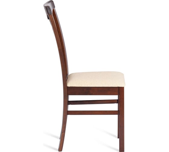 Стул Tetchair Гермес/ Hermes комплект 2 шт., дерево гевея, 43x49x94 см, cappuchino, ткань бежевая (s178-4) 20119