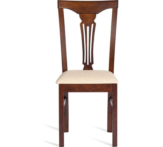 Стул Tetchair Гермес/ Hermes комплект 2 шт., дерево гевея, 43x49x94 см, cappuchino, ткань бежевая (s178-4) 20119