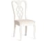 Стул Tetchair Афродита/ Aphrodite комплект 2 шт., дерево гевея, 46x54x99 см, ivory white, ткань кремовая с рисунком (а04) 20118 1