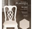 Стул Tetchair Афродита/ Aphrodite комплект 2 шт., дерево гевея, 46x54x99 см, ivory white, ткань кремовая с рисунком (а04) 20118 8