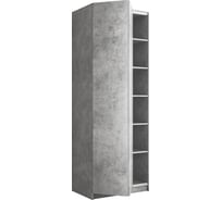 Шкаф Е1 Локер 2-х дверный Гармошка с системой Push to Move/левый 801-10