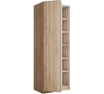 Шкаф Е1 Локер 2-х дверный Гармошка с системой Push to Move/левый 36632-6