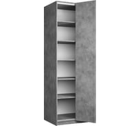 Шкаф Е1 Локер 2-х дверный Гармошка с системой Push to Move/правый 36632-2