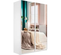 Шкаф Е1 Прайм 2-х дверный зеркало 25169-1