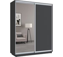 Шкаф Е1 Широкий Экспресс 2-х дверный зеркало, ЛДСП 34666-21