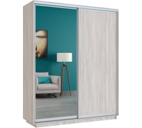 Шкаф Е1 Широкий Экспресс 2-х дверный зеркало, ЛДСП 34666-29