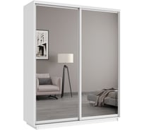 Шкаф Е1 Экспресс 2-х дверный зеркало 603-1