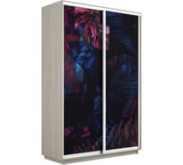 Шкаф Е1 Экспресс 2-х дверный Фото №1004 Джунгли темные 688-47