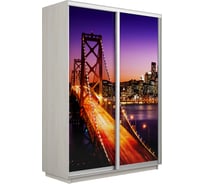 Шкаф Е1 Экспресс 2-х дверный Фото №1007 Ночной мост 688-50