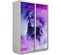 Шкаф Е1 Экспресс 2-х дверный Фото №1011 фиолетовый дым 698-41