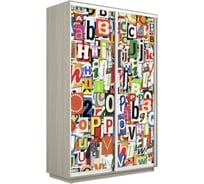 Шкаф Е1 Экспресс 2-х дверный Фото №1017 Буквы 692-59