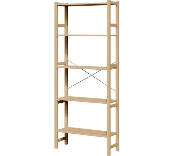 Стеллаж Лузалес Удöра 5 полок, 90х210х30 5061290501 30541520