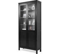 Шкаф-витрина Лузалес КЫМÖР стекло/панель, 90х198х37, черный 5030710305