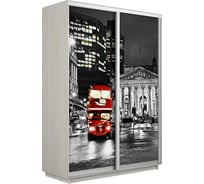 Шкаф Е1 Экспресс 2-х дверный Фото №1026 Ночной Лондон 690-2