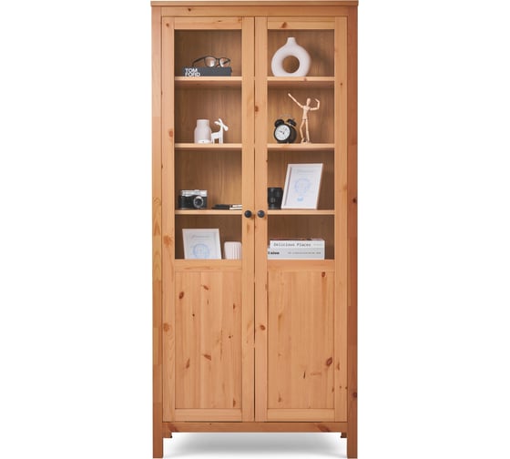 Шкаф Лузалес КЫМÖР 3 ящика, 90х198х37, светло-коричневый 5030900104