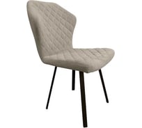 Стул FURSA Фрэнк капучино (М7), черные прямоугольные поворотные ножки 360" ФМ7ЧППР