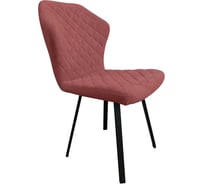 Стул FURSA Фрэнк бордо (М33), черные прямоугольные ножки ФМ33ЧПР