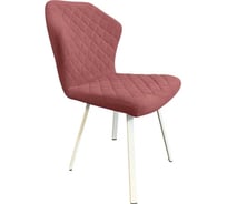 Стул FURSA Фрэнк бордо (М33), белые прямоугольные ножки ФМ33БПР