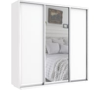 Шкаф Е1 Экспресс 3-х дверный ЛДСП, зеркало 591-14