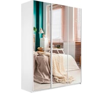 Шкаф Е1 Прайм 3-х дверный зеркало 25168-1