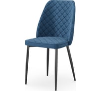 Стул Любимый дом Леон мягкий с основанием синий, ткань Bingo 11, опора металл ЛД 340.002.000