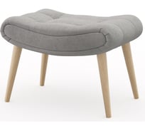 Пуф Любимый дом Слайм светло-серый, ткань ULTRA SMOKE ЛД 330.031.000