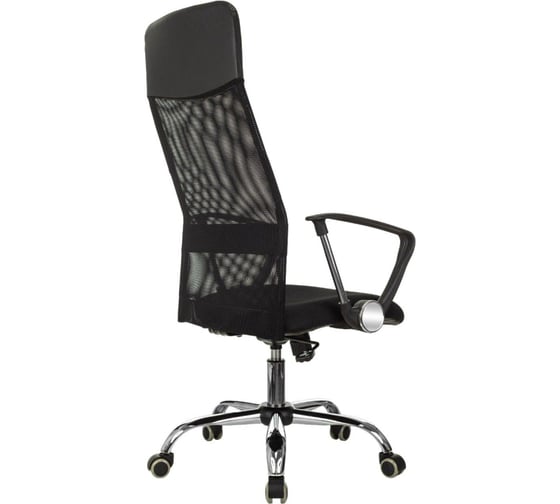 Кресло Easy Chair vb-508 ttw сетка, ткань,кожзам, черный хром 1909689
