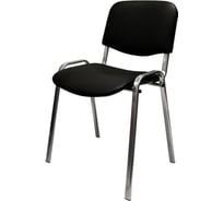 Стул Easy Chair ко rioизо искусственная кожа, черная, гладкая 201, каркас под хром 1905633