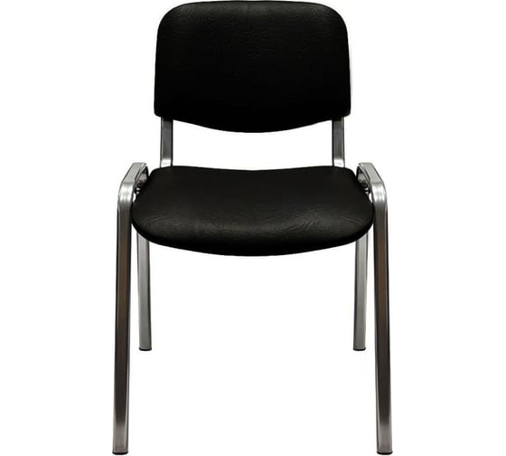 Стул Easy Chair ко rioизо искусственная кожа, черная, гладкая 201, каркас под хром 1905633