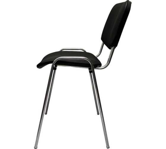 Стул Easy Chair ко rioизо искусственная кожа, черная, гладкая 201, каркас под хром 1905633