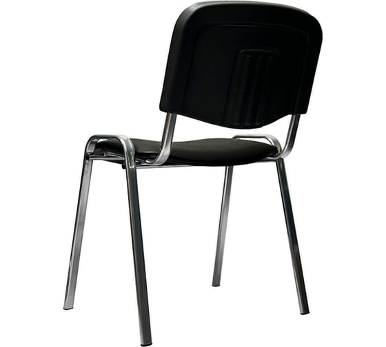 Стул Easy Chair ко rioизо искусственная кожа, черная, гладкая 201, каркас под хром 1905633
